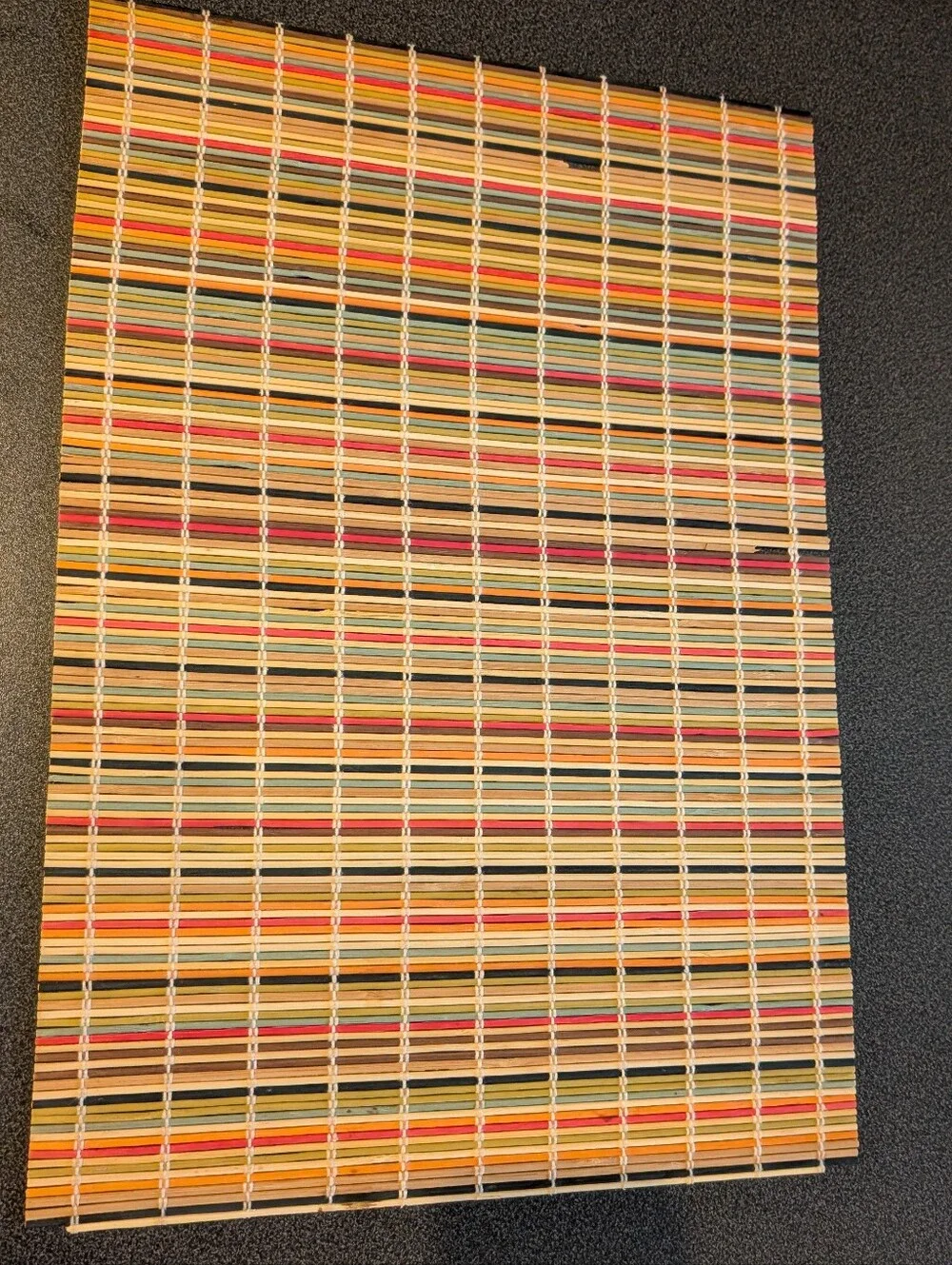 (12) placemats and (2) 6' table runners